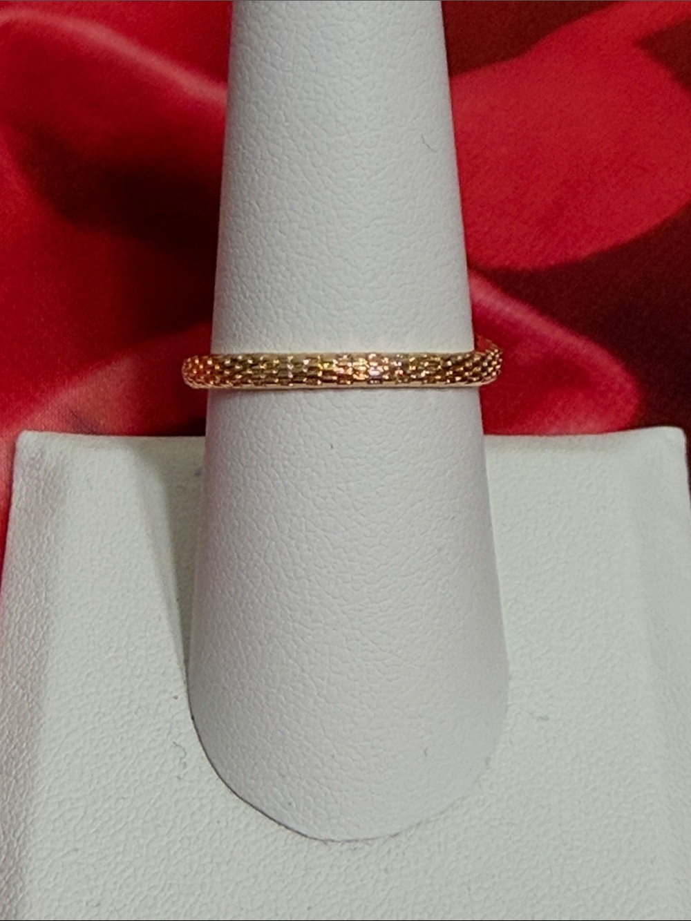 Pretty Bird 18k Rose Gold Plated Snake Wrap Ring with Green Accents-Adjustable - Picture 2 of 8